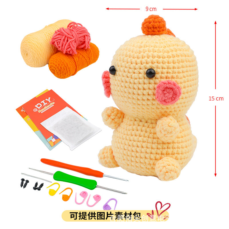 Crochet Kit for Beginners, Crochet Starter Kits, Amigurumi Craft Knitting  creative dinosaur  Crocheting Kits with Step-by-Step Video Tutorials