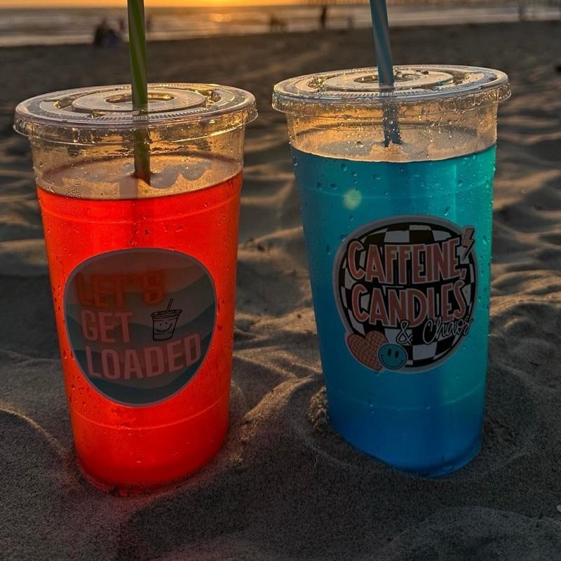 Loaded Waters Caffinated Flavored - Energy Refreshing Beverage 200mg Natural Caffeine Sugar Free Gluten Free 50 Flavors Mixed Drink Powder