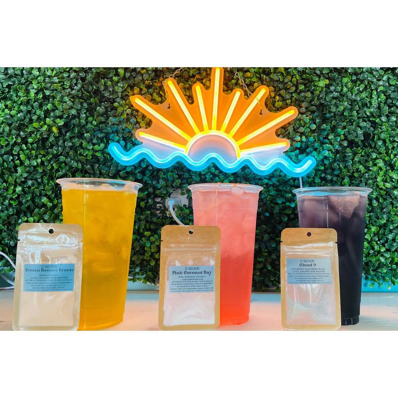 Loaded Waters Caffinated Flavored - Energy Refreshing Beverage 200mg Natural Caffeine Sugar Free Gluten Free 50 Flavors Mixed Drink Powder